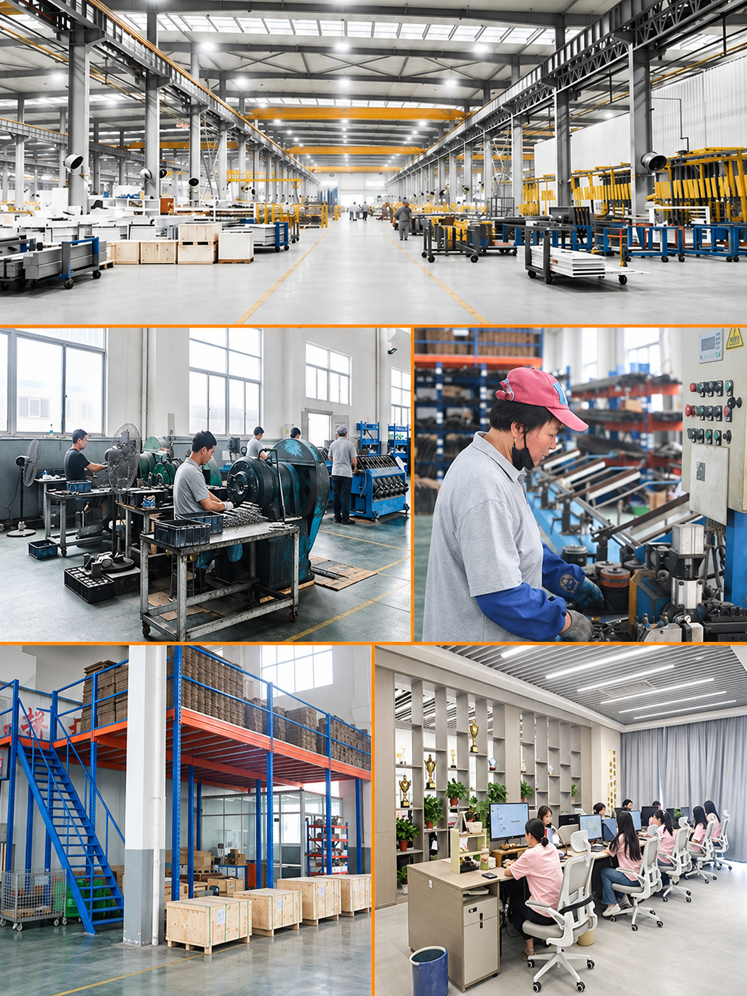 LICHENGDA factory, production team, warehouse and office