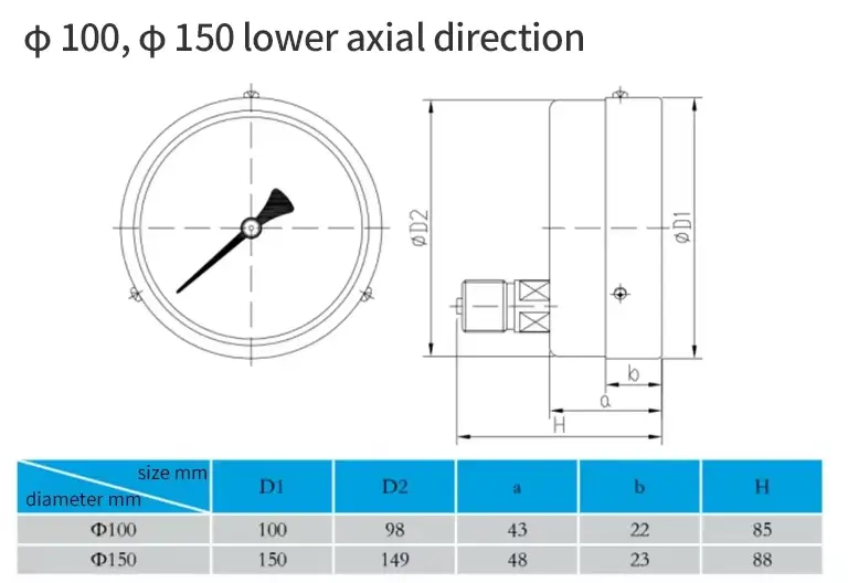 Air Pressure Gauge — product detail 12