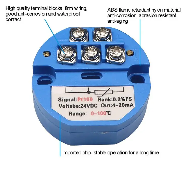 4-20ma Pt100 Temperature Transmitter — temperature transmitter2 2