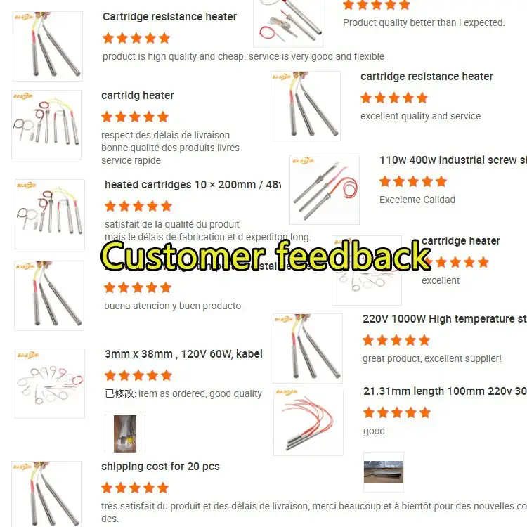 220V Cartridge Heating Element Resistor — Customer feedback 14