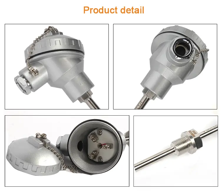 Industrial Thermocouple Sensor — industrial rtd screw Stainless steel high Temperature Sensor K Type Thermocouple for Gas Stove 6