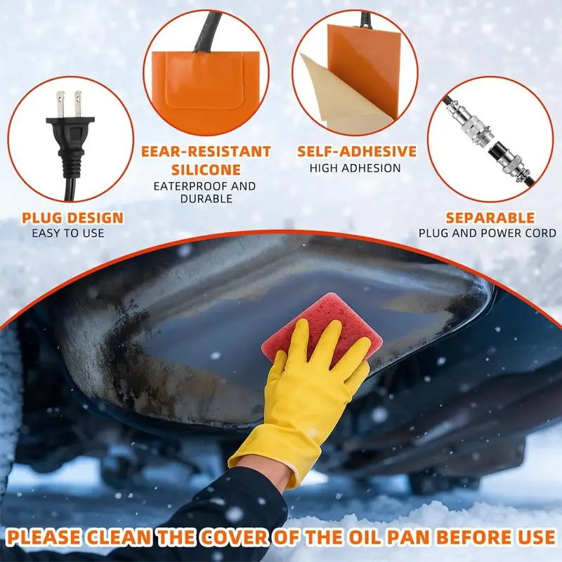 Oil Pan Heater — Block Heater Pad 1 4