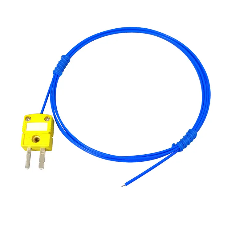 Type K Thermocouple Exposed — fast response ball shaped bead Dew point solder joint type k exposed thermocouple 3