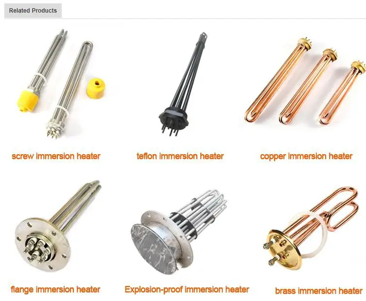 electric tubular Water flange immersion heater — product detail 5