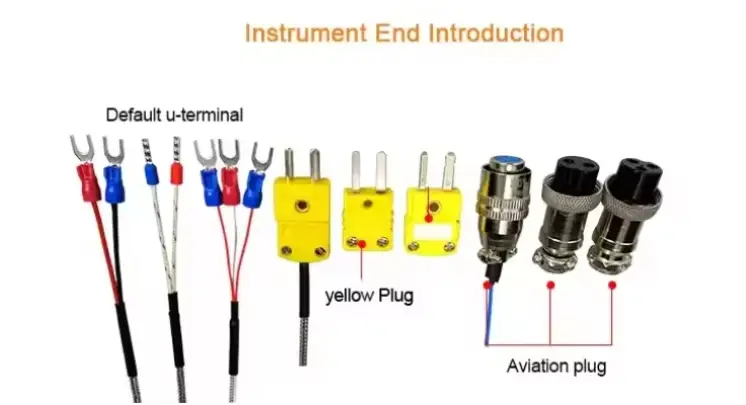 Screw Pt100 Rtd Temperature Sensor — 3 Wire Industrial Platinum High Temperature Sensor Thermocouple Pt100 Resistance Thermometer 7