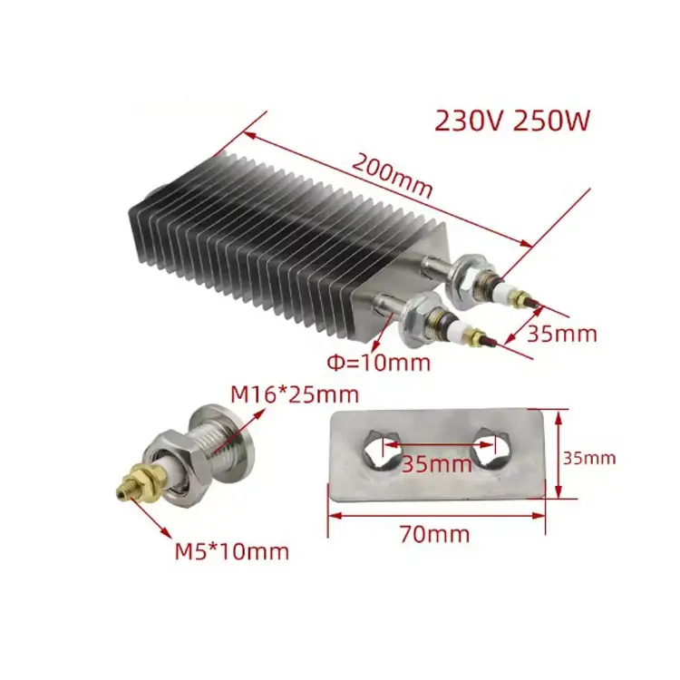 Spiral Fin Heater Element — finned heater 1 11