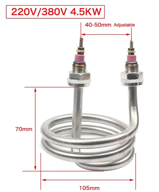 Stainless Steel Electric Spiral Heating Element — product detail 3