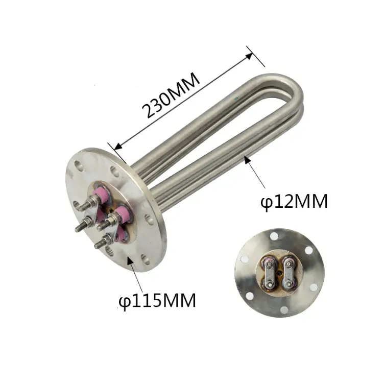 Flanged Tubular Heater — heater element 1 5
