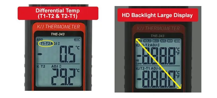 Thermometers Digital — k thermocouple thermometer 5 4