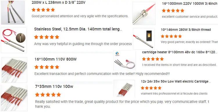 Right Angle Cartridge Heating Element — 12v 220v 200w high density high temperature electric heating element cartridge heater 8