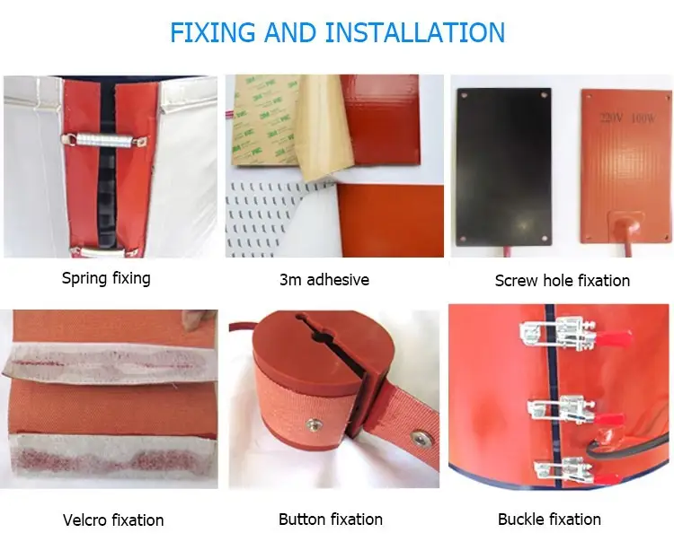 24v Temperature Control Flexible Silicone Heating Pad Heater — product detail 8