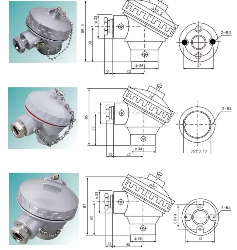 Aluminum Thermocouple Head — product detail 3