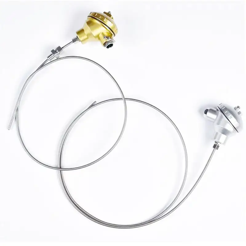 K Type Thermocouple Sensor Temperature — Industrial Temperature Sensor Resistance Pt100 Thermocouple Double element 7