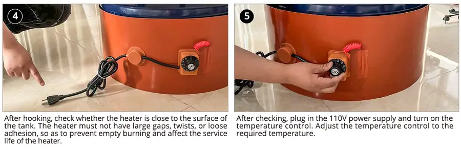 55 Gallon Silicone Drum Heater — product detail 12