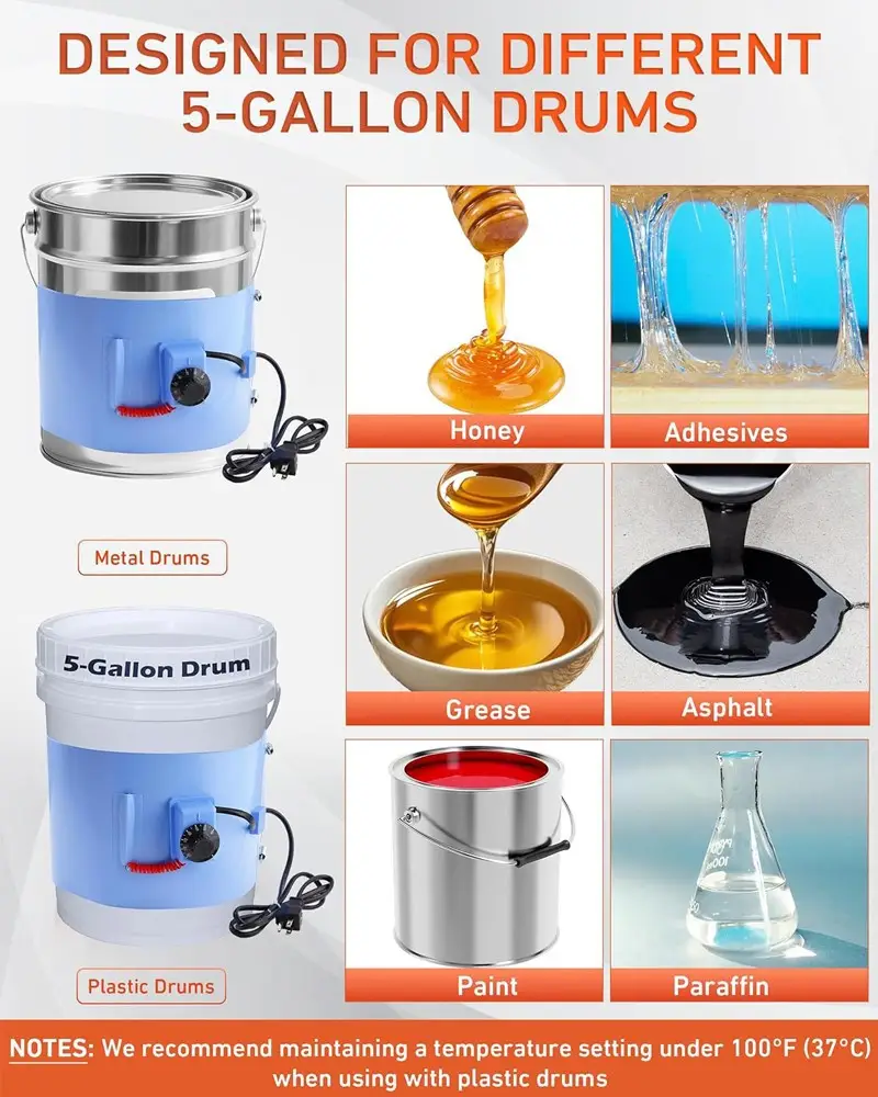 Honey Bucket Heater — Drum heater 14 7