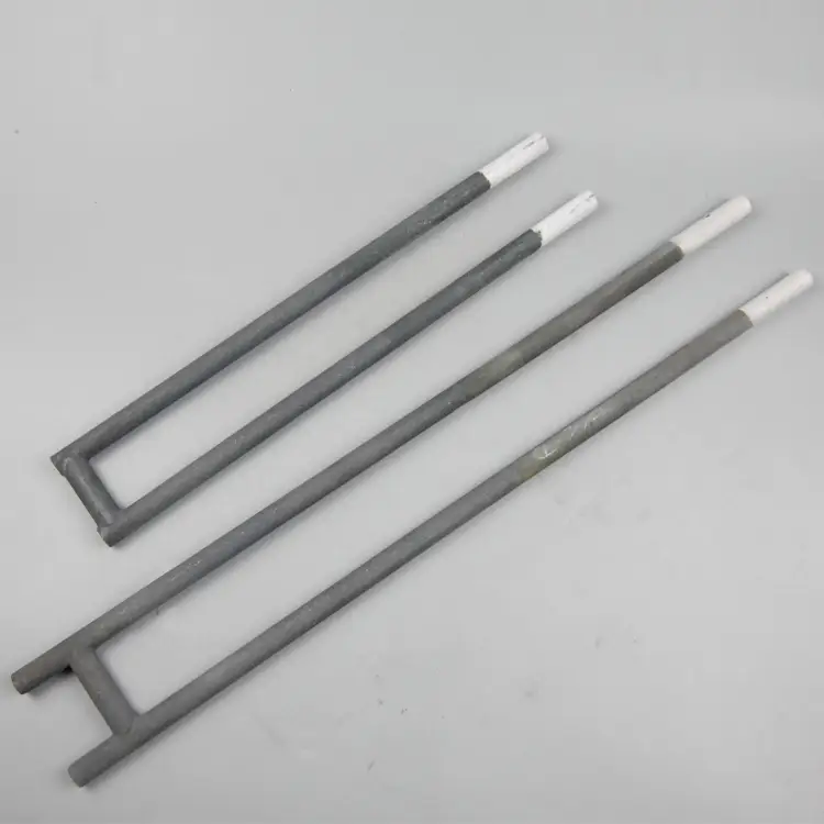 Silicone Carbide Rod Heater — cheap price industrial electric 1600c single double spiral sic rod silicone carbide heating element for Muffle Furnace 5