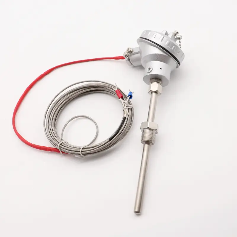 K Type Thermocouple Sensor Temperature — Industrial Temperature Sensor Resistance Pt100 Thermocouple Double element 6