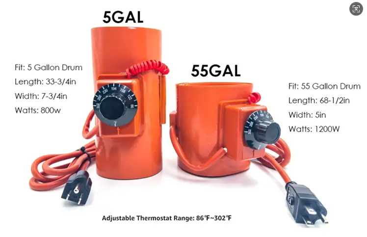 55 Gallon Silicone Drum Heater — product detail 5