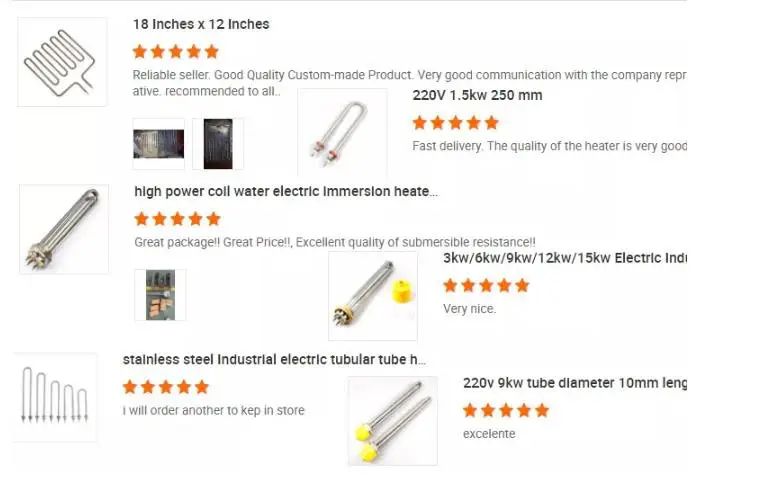 Screw Plug Electric Tubular Immersion Heater — product detail 8