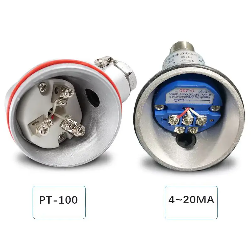 K Type Thermocouple Sensor Temperature — Industrial Temperature Sensor Resistance Pt100 Thermocouple Double element 3