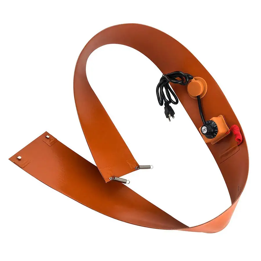 200l Silicone Drum Heater — industrial belt heater drums 4