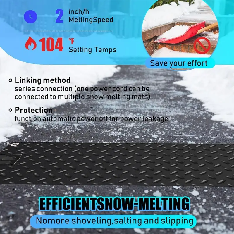 Driveway Heating Mat — heated snow melting mats 4 7