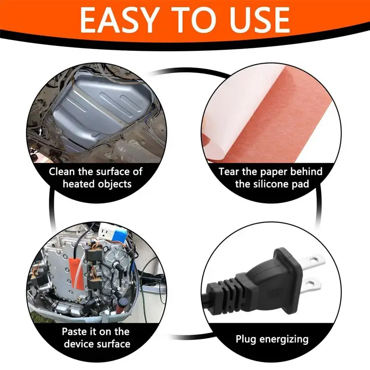 220v Engine Oil Pan Heater — Engine Heating Pad 1 5