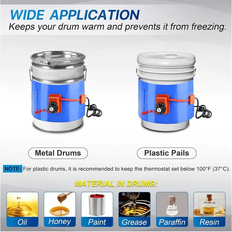 Honey Bucket Heater — Drum heater 10 6