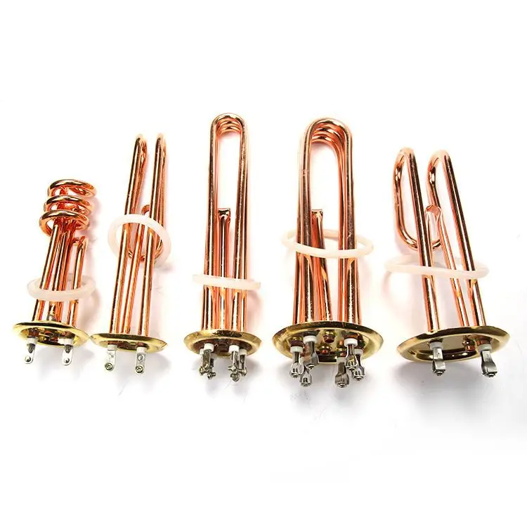 Brass Flange Immersion Heater — IMG 3621 1