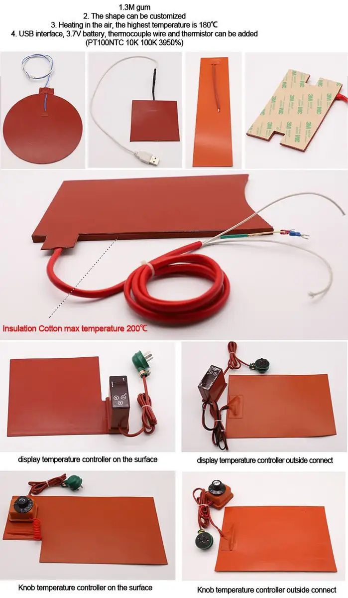 Silicon Rubber Heater 110v — product detail 4