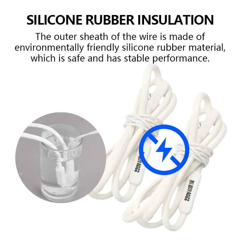 Refrigerator Heating Cable — silicon heating cable 5 1