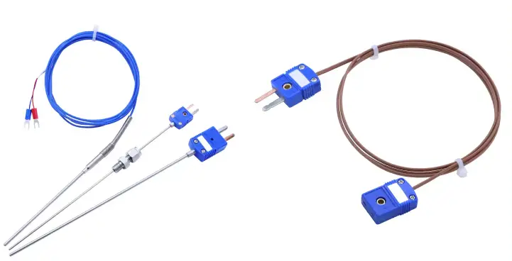 Thermocouple Type T — stainless steel probe 1mm 2mm 3mm temperature sensor thermocouple type t with stainless tip for low temperature liquid nitrogen 2
