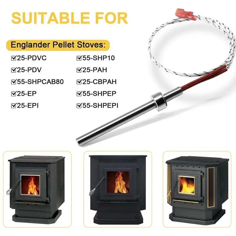 Hot Rod Ignitor for Englander Summers Heat Timber Ridge Pellet Stove — Hot Rod Ignitor 14 4
