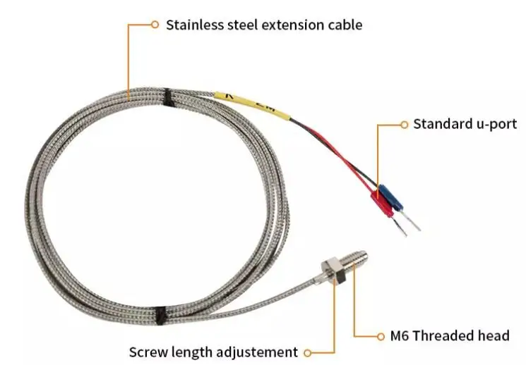 J Type Thermocouple M6 Screw — product detail 2