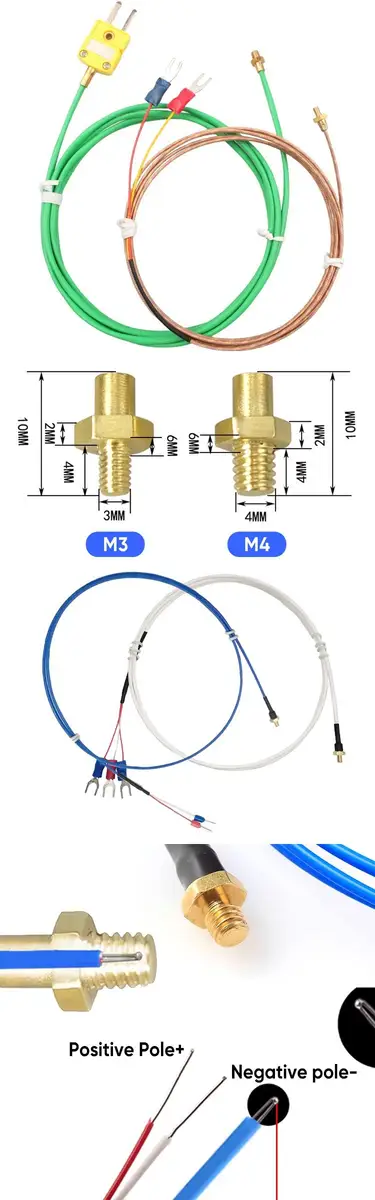 K E T PT100 RTD Thermocouple — screw thermocouple 14 7