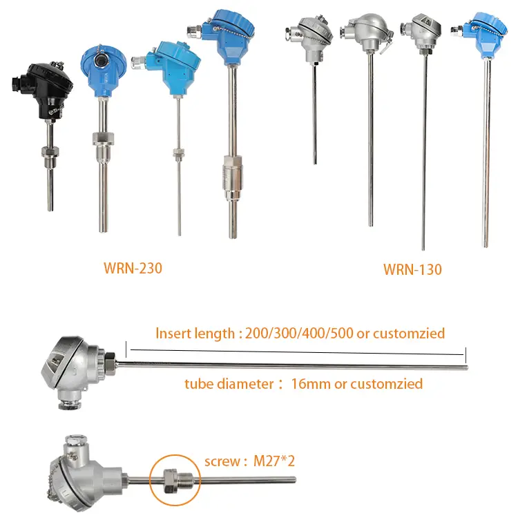 Industrial Thermocouple Sensor — industrial rtd screw Stainless steel high Temperature Sensor K Type Thermocouple for Gas Stove 2