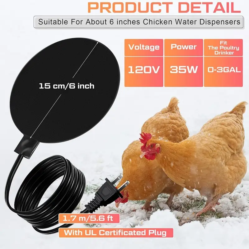 Chicken Heating Water Pad — chicken water heater 1 1