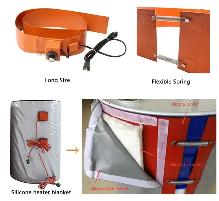 55 Gallon Silicone Drum Heater — product detail 8