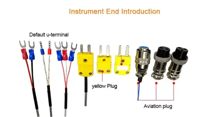 PT100 RTD Temperature Sensor — 3 wire industrial stainless steel probe thermocouple temperature rtd sensor PT100 8