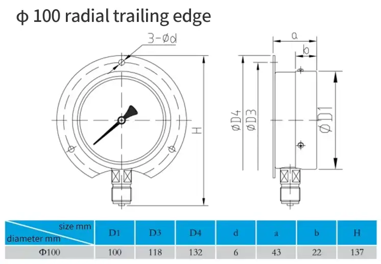 Air Pressure Gauge — product detail 7