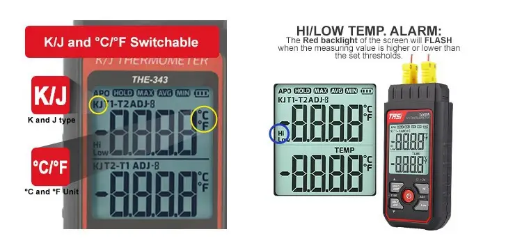 Thermometers Digital — k thermocouple thermometer 4 3