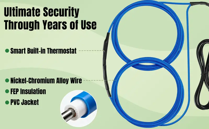 Greenhouse Heating Cable — Soil Heating Cable 1 6