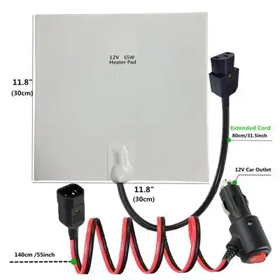 Electric Silicone Food Warming Mat Heating Pad — gallery image 3