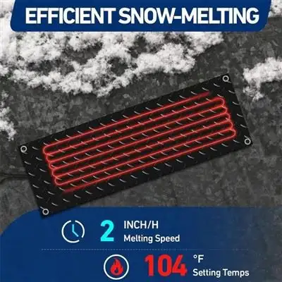 Heated Snow Melting Walkway Mat — gallery image 3