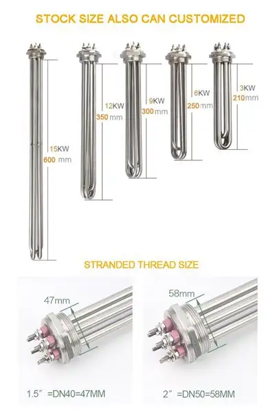 Electric Heating Tubes — gallery image 2